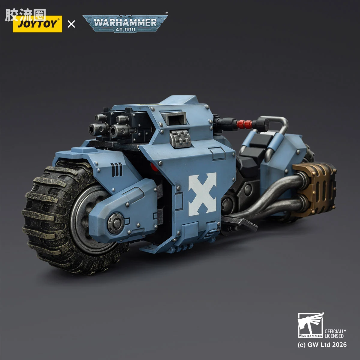 JOYTOY x 战锤40K 机甲载具单位 太空野狼 掠夺者战斗摩托