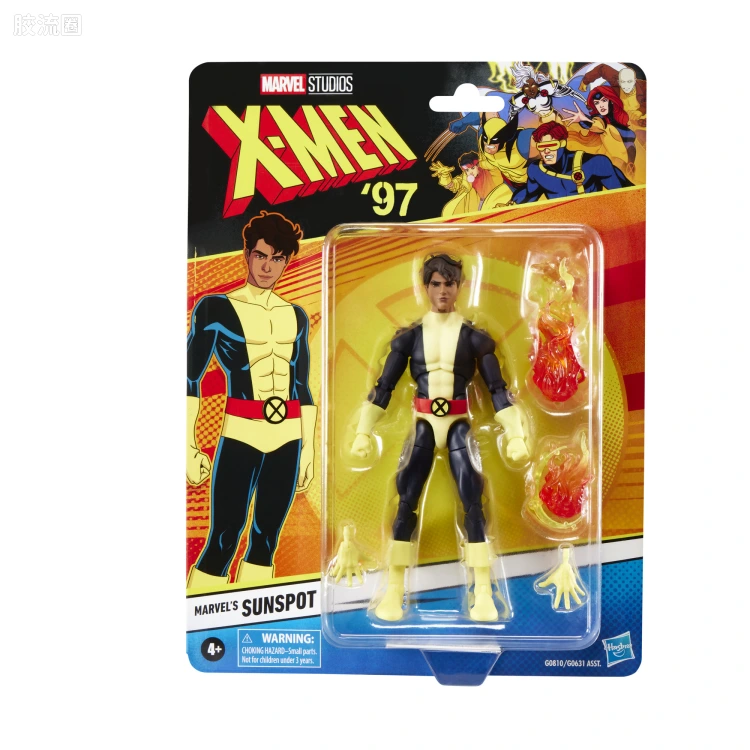 Marvel Legends/漫威传奇 可动人偶系列 X-战警97 动画 复古挂卡系列 太阳黑子