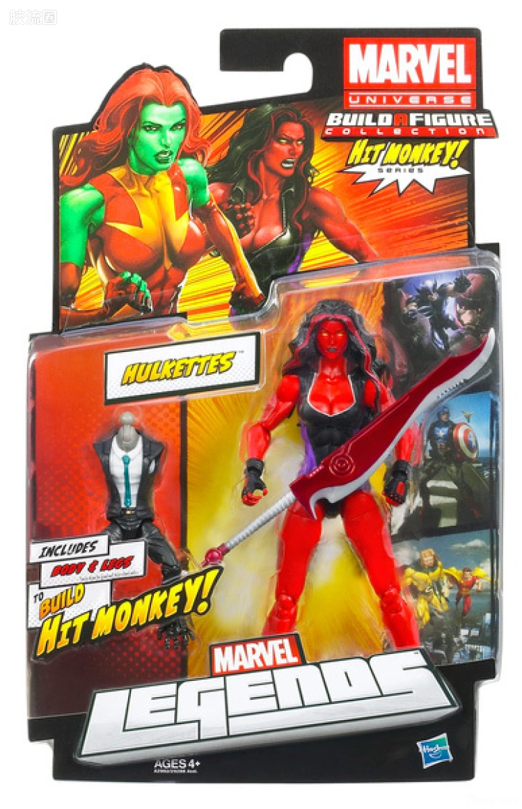 Marvel Legends/漫威传奇 可动人偶系列 孩之宝 2013年 第1代 女红巨人 