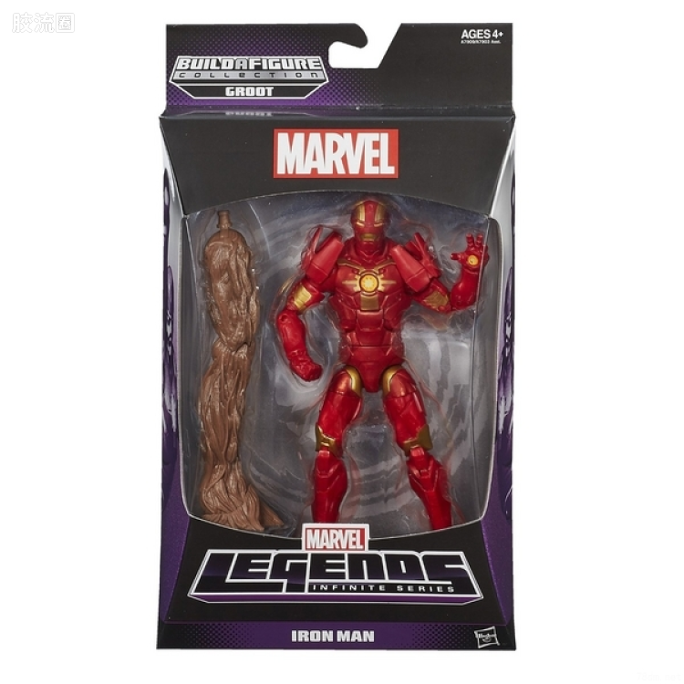 Marvel Legends/漫威传奇 可动人偶系列 电影：银河护卫队 系列 宇宙盔甲钢铁侠(翻新版)
