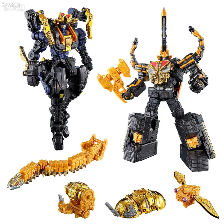 MINIPLA 网络限定版 守护神合体PB 狼蛛深渊&帝王高加索兜虫 王者电镀ver.&守护者武器