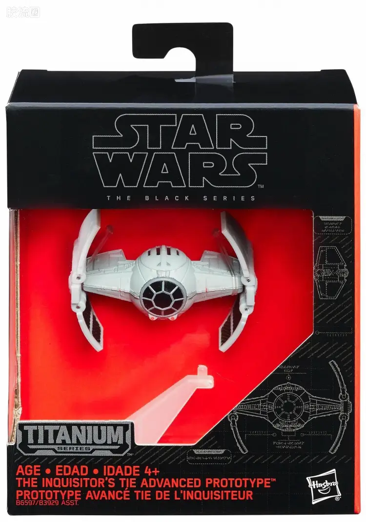 星球大战 THE BLACK SERIES 钛载具 审判员 钛战机