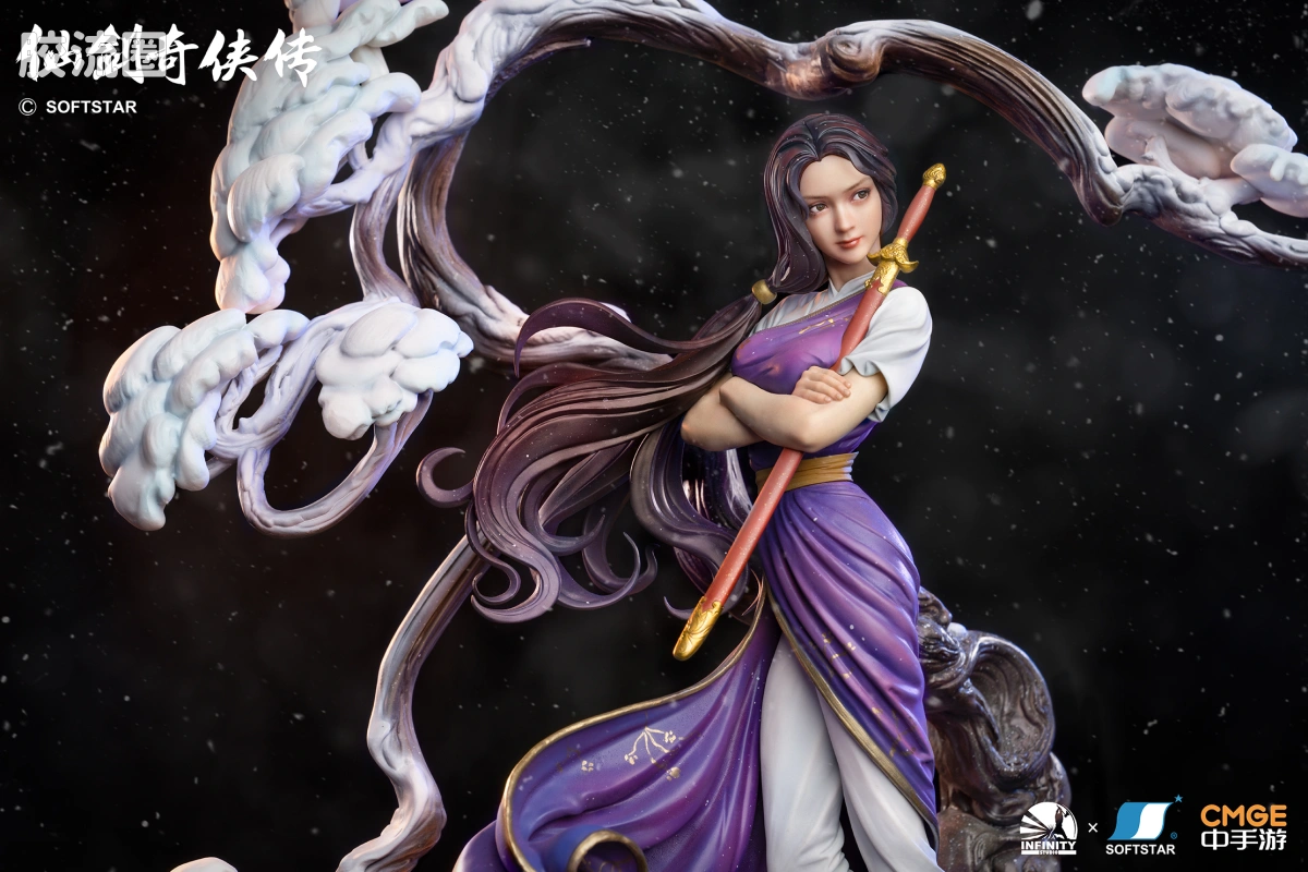 开天工作室 日系手办&雕像系列 小雅集系列 豪华版 仙剑奇侠传 林月如 小雅集-松风月明 雕像 - 图片