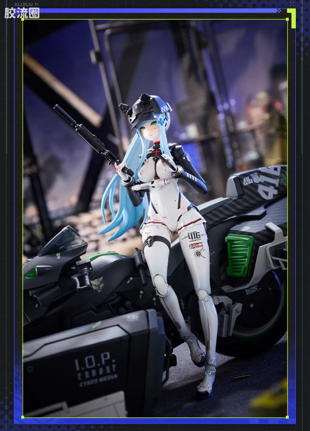 大漫匠手办系列 普通版 少女前线2：追放 「可露凯 - 速度之星」1/12 成品 / 拼装可动模型 - 图片