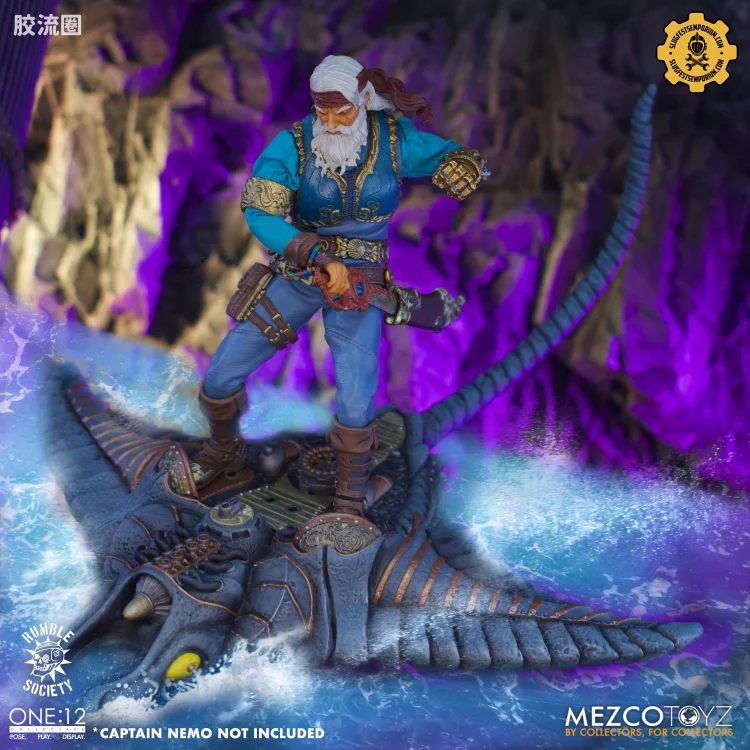 Mezco one-12系列 1/12 金标 尼摩船长 配件套装