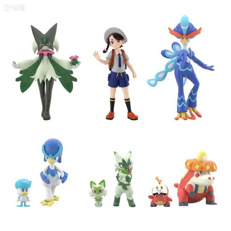 万代食玩 精灵宝可梦 SCALE WORLD 比例世界系列 普通版 帕底亚地区 套装