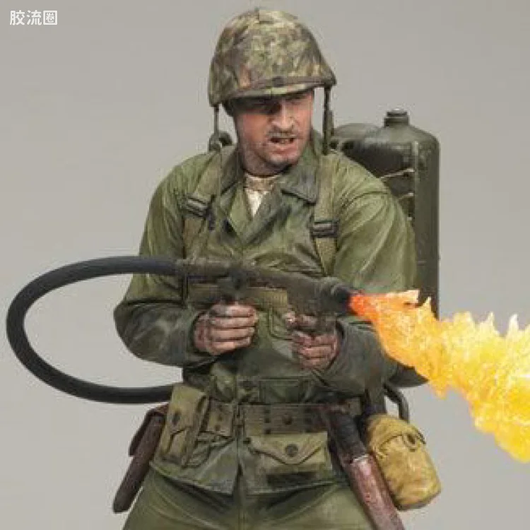 麦克法兰游戏与动画系列 使命召唤 带喷火器的美国海军陆战队士兵