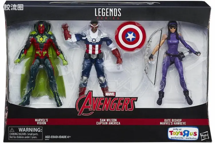 Marvel Legends 礼盒版 漫画 复仇者联盟 3人盒装(只限玩具反斗城) 幻视