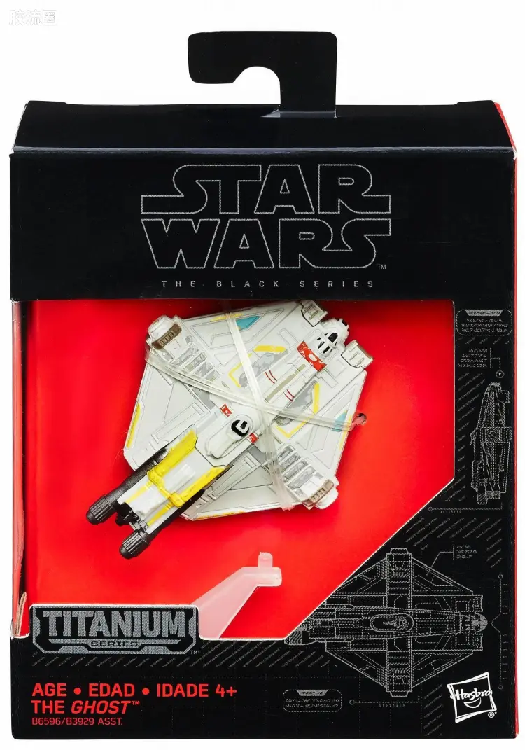 星球大战 THE BLACK SERIES 钛载具 幽灵号