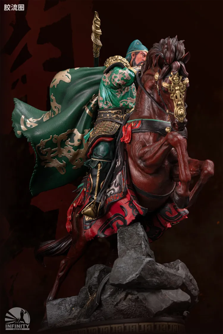 开天工作室 三国五虎将《1/7关羽》收藏手办雕像摆件