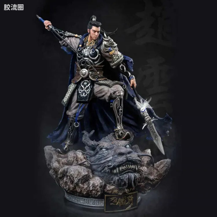 开天工作室 日系手办&雕像系列 刀锋铁骑系列 开天工作室 三国五虎系列 1/4 赵云雕像雕塑摆件手办
