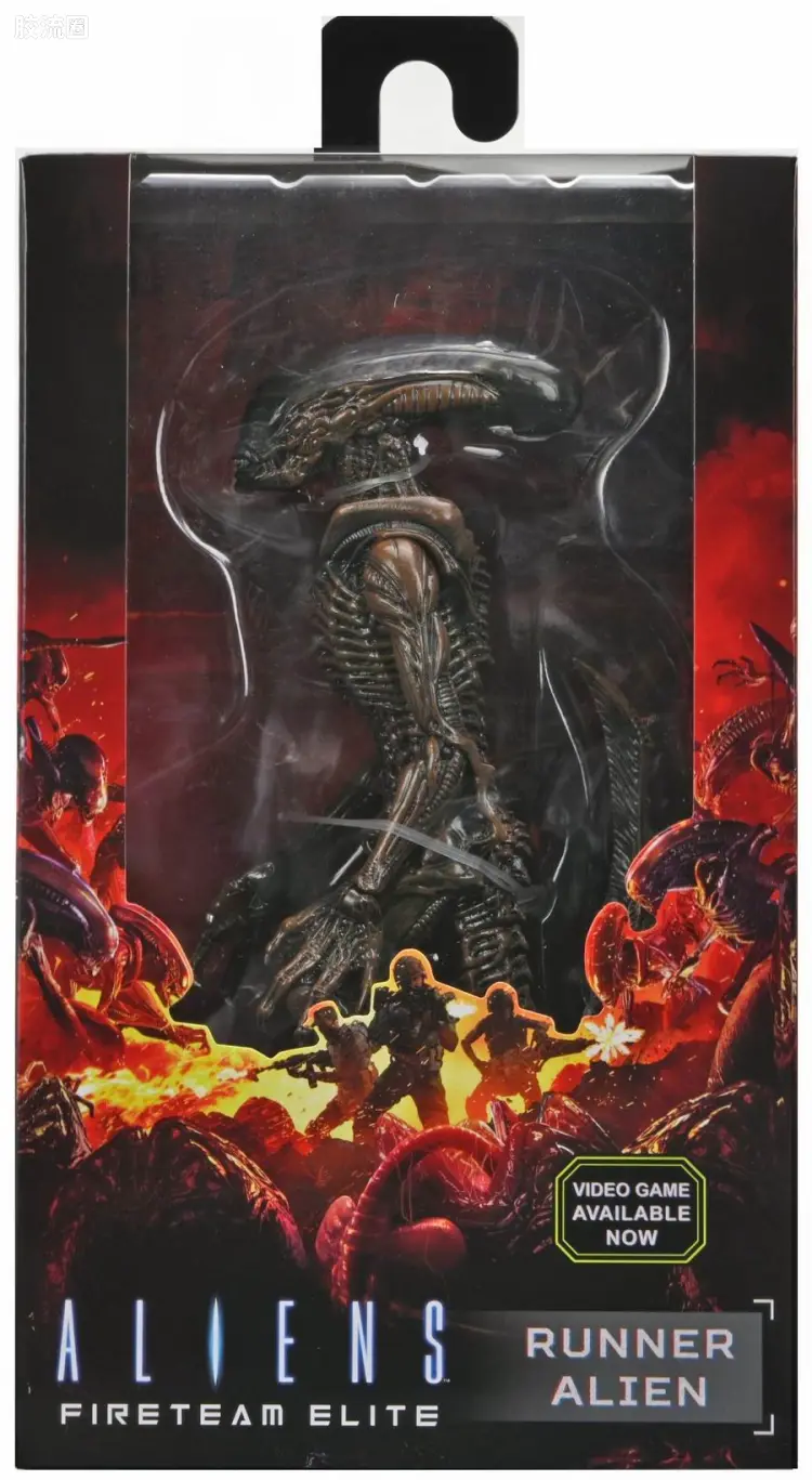 NECA 7寸可动人形系列 普通版 异形:火力小队 奔跑异形