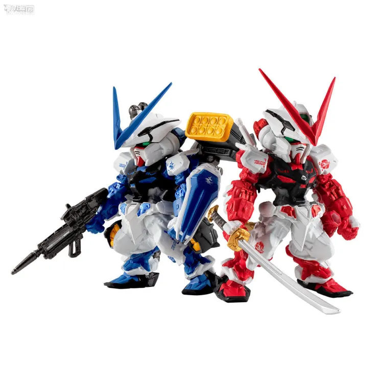 新FW系列食玩 GUNDAM CONVERGE CORE 异端高达RED&BLUE套装