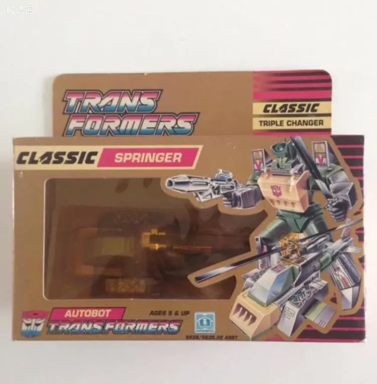 变形金刚G1欧版 92 三变战士/Triple Changers 弹簧