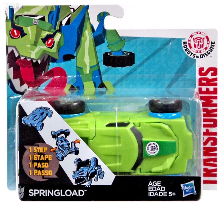 变形金刚RID 领袖的挑战 美版 一步变形 弹跳侠 (Springload)