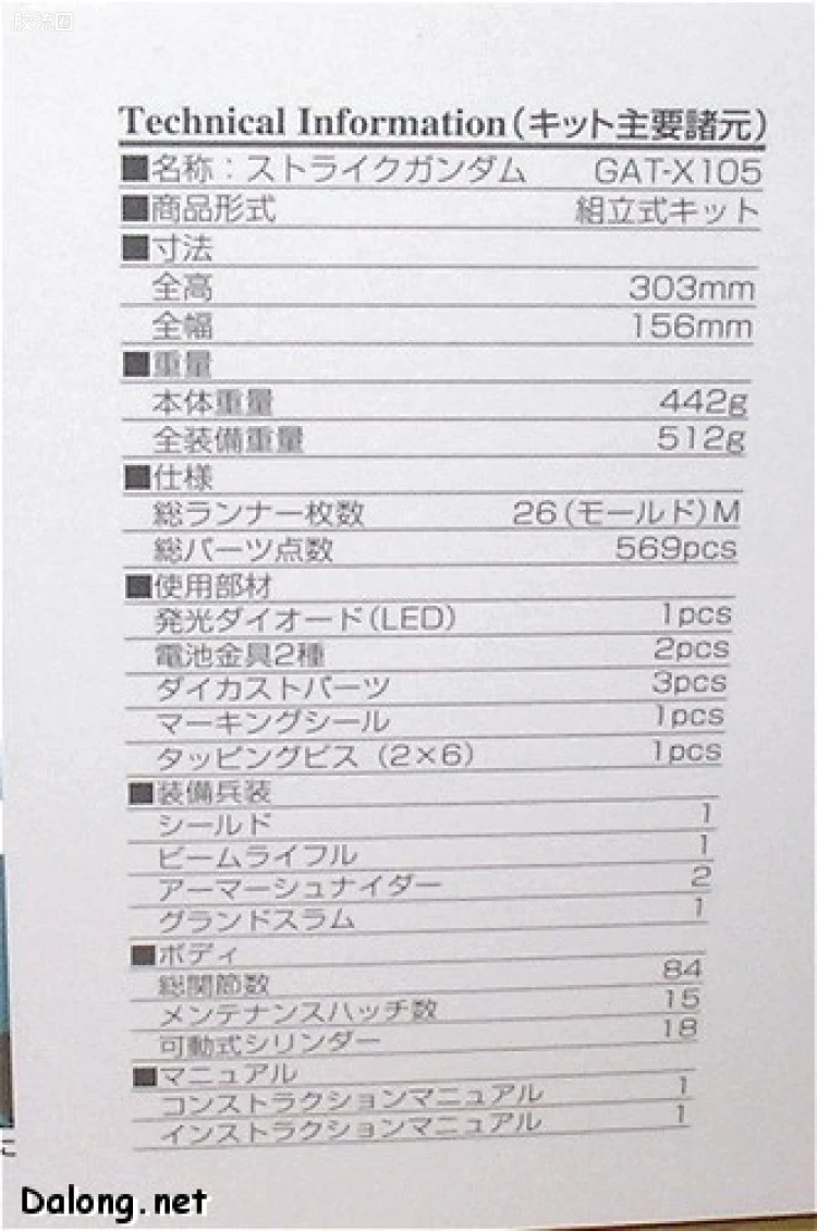 PG 普通版 GAT-X105 强袭高达 - 图片
