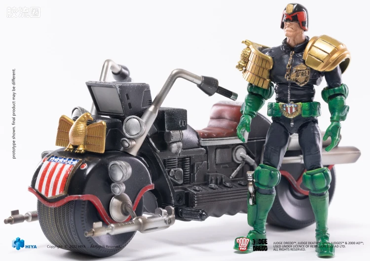 Hiya Toys/海雅 漫画 特警判官2000AD 德雷德&法王机车