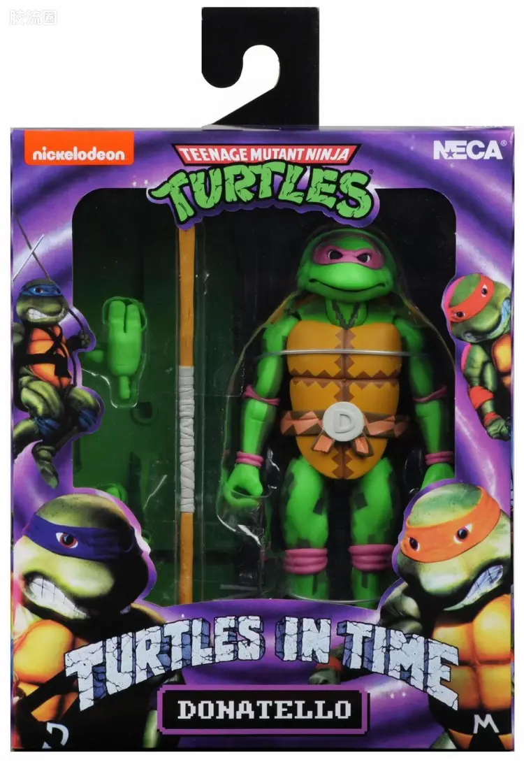 NECA 7寸可动人形系列 街机游戏 忍者神龟2 多纳泰罗 第1代