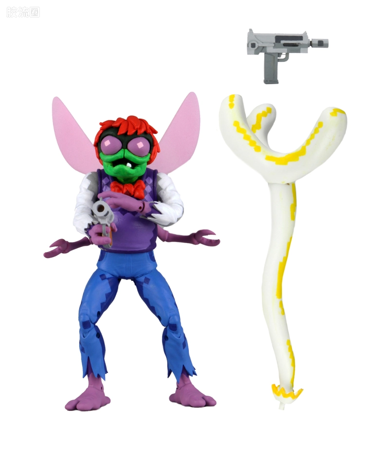 NECA 7寸可动人形系列 街机游戏 忍者神龟2 苍蝇博士