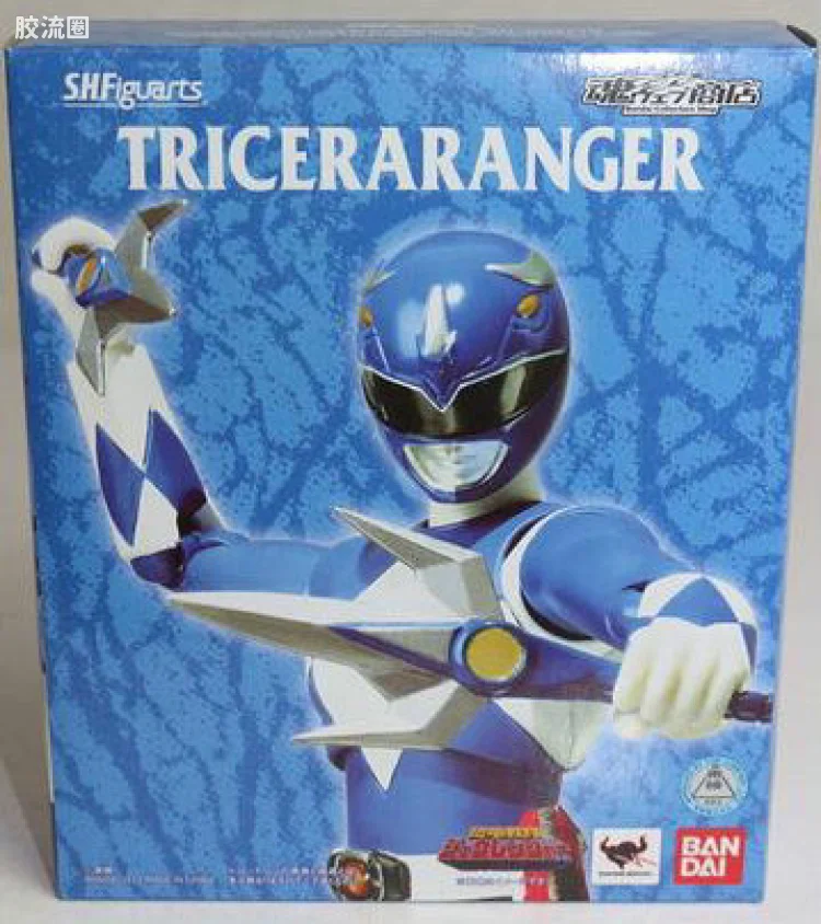 SHF 超级战队系列 恐龙战队 三角龙连者 蓝战士