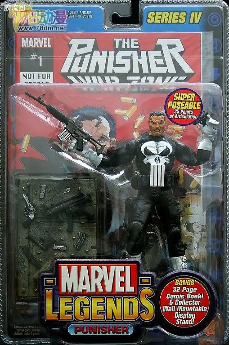 Marvel Legends/漫威传奇 可动人偶系列 第4代 惩罚者
