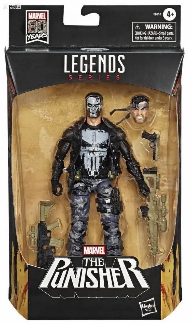 Marvel Legends/漫威传奇 可动人偶系列 Marvel/漫威 80周年传奇系列 惩罚者