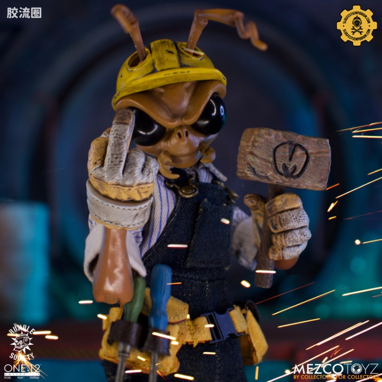 Mezco one-12系列 1/12 戈麦斯集体系列 戈麦斯—工人