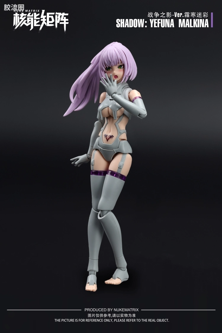 核能矩阵 机娘拼装模型 限定与特别版 战争之影-Ver.霜寒迷彩 - 图片
