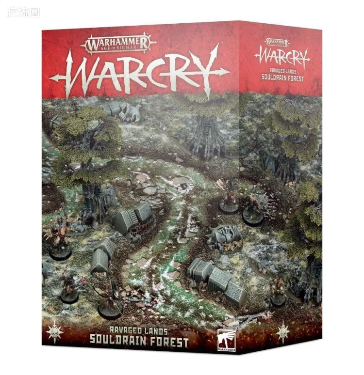 战锤：西格玛时代 Warhammer：Age of Sigmar 扩展包 战吼者地形包：摄魂森林