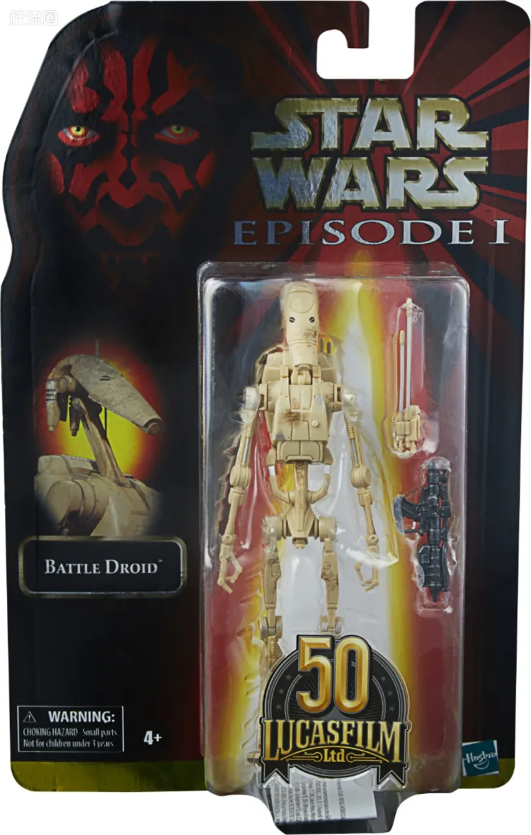 星球大战 THE BLACK SERIES 20周年电影 星球大战 幽灵的威胁 纪念版 战斗机器人 