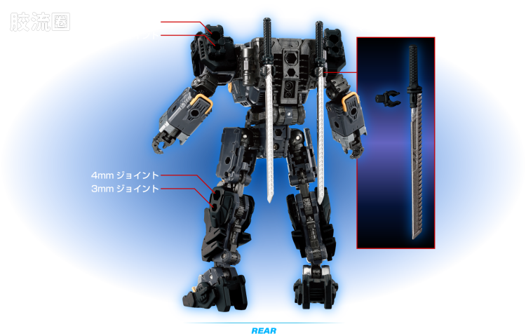 戴亚克隆（2016） 战术机动机兵系列 第25弹 Extra Armament: PACK1 装甲武器配件 - 图片