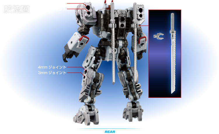 戴亚克隆（2016） 战术机动机兵系列 第28弹 Extra Armament:PACK2 装甲武器配件 - 图片