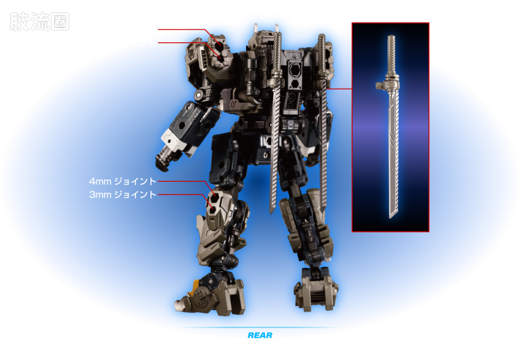 戴亚克隆（2016） 战术机动机兵系列 第30弹 Extra Armament:PACK3 装甲武器配件 - 图片
