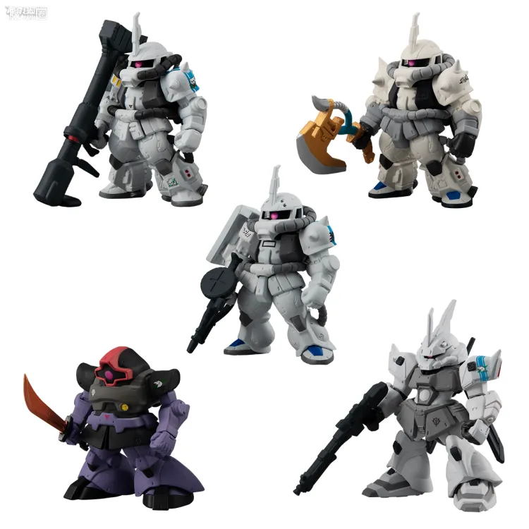 新FW系列食玩 GUNDAM CONVERGE CORE 所罗门的白狼套装