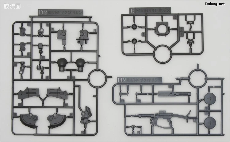 HG 高达The Origin 普通版 MS-05 扎古I(丹宁/史连达机) - 图片