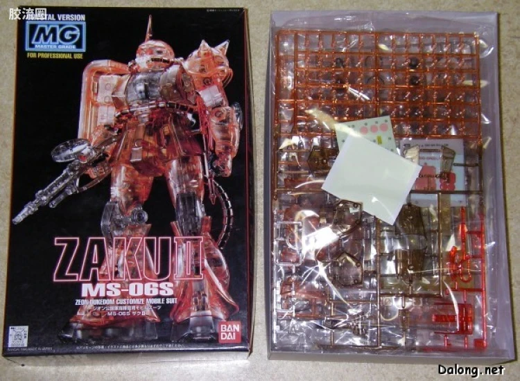 MG 水晶版 MS-06S 指挥官型扎古Ⅱ[夏亚·阿兹纳布尔专用机] 彩色透明版 - 图片