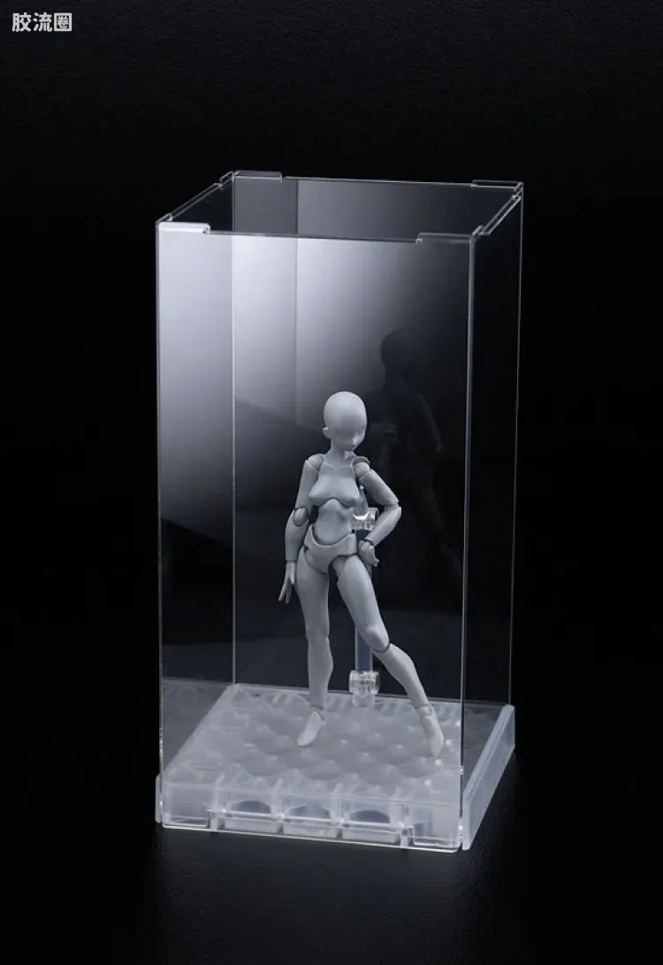 figma可动手办 di:stage 扩展套装02 透明展示盒组件