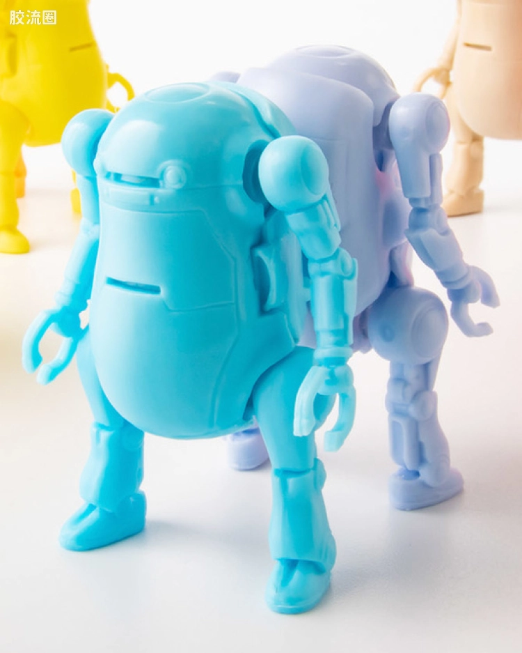 扭蛋 TinyMechatroWeGo 胶囊玩具 素色版