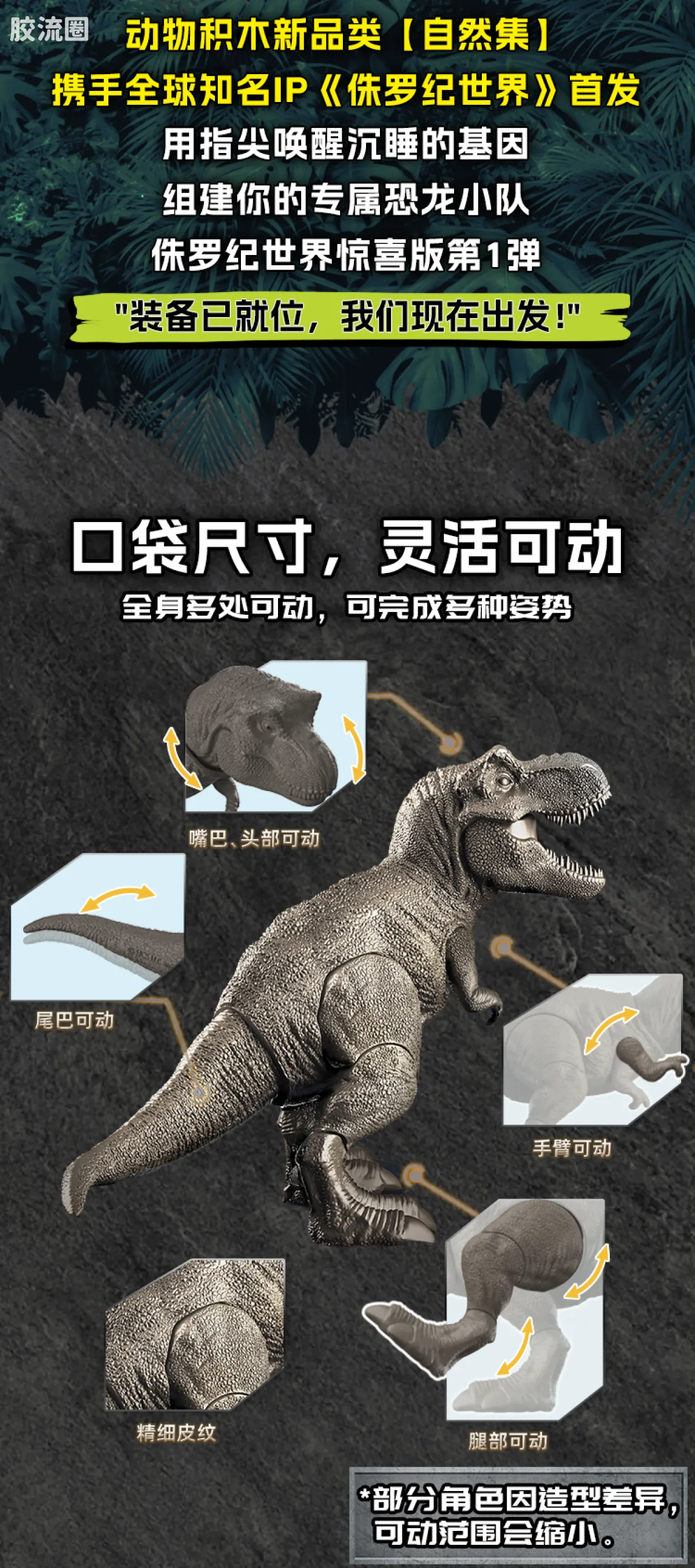 侏罗纪世界 端盒 惊喜版 第1弹 恐龙抓捕行动 - 图片