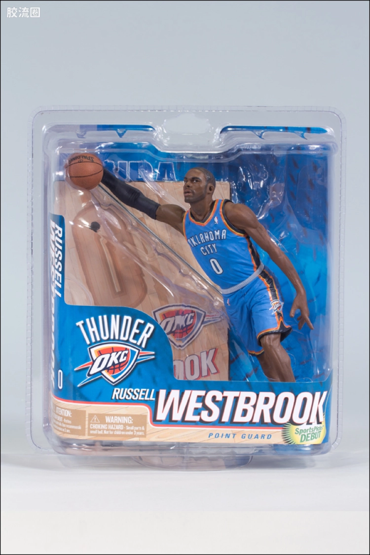 麦克法兰NBA篮球系列玩具 第21代 拉塞尔·威斯布鲁克