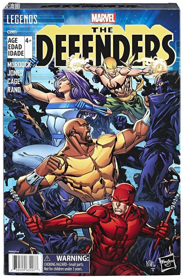Marvel Legends/漫威传奇 可动人偶系列 礼盒版 捍卫者联盟 4人盒装
