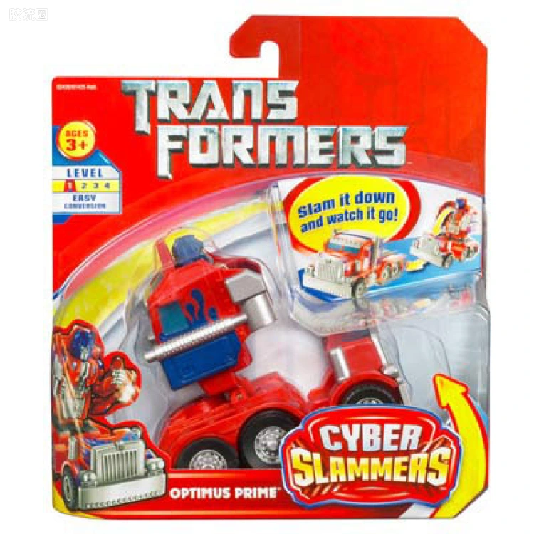 变形金刚电影1 美版 电子腾跃系列(Cyber Slammers) 擎天柱