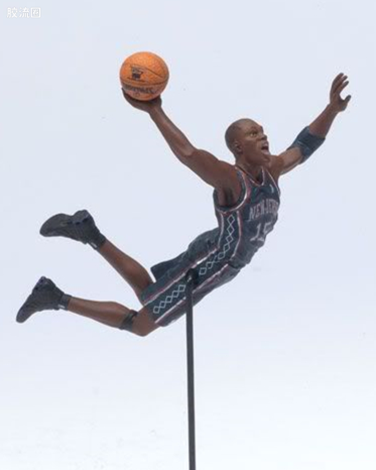 麦克法兰NBA篮球系列玩具 3寸系列 第4代 文斯-卡特