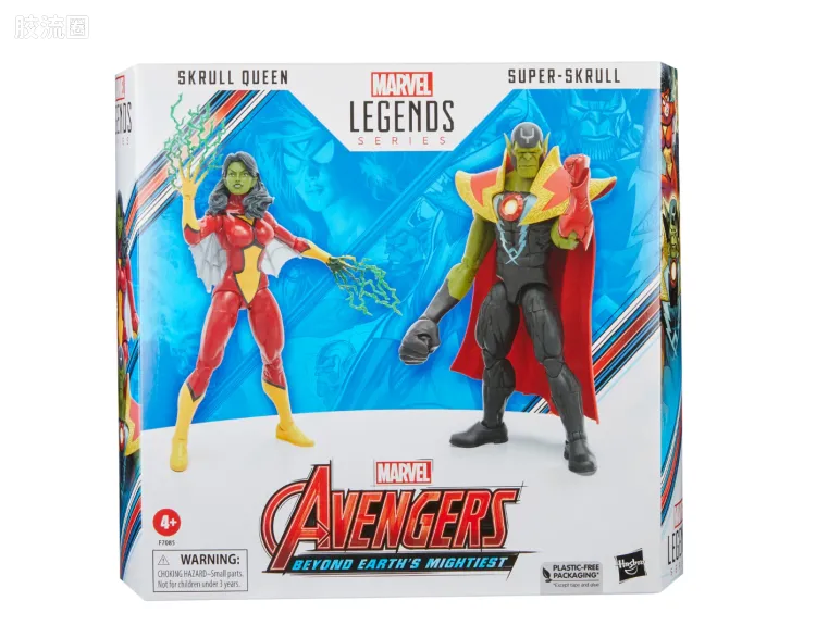 Marvel Legends/漫威传奇 可动人偶系列 60周年漫画 复仇者联盟系列 斯库鲁女王&超级斯库鲁