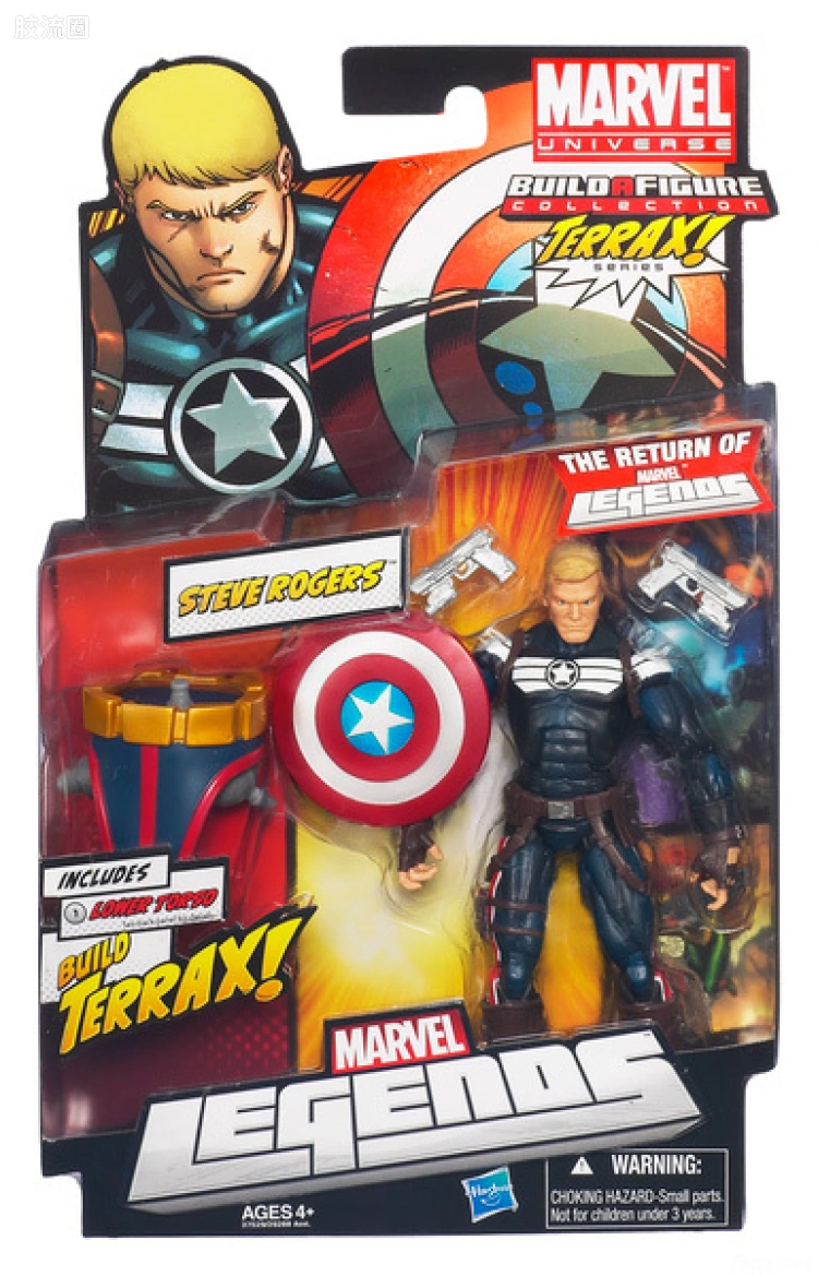 Marvel Legends/漫威传奇 可动人偶系列 2012年 第1代 斯蒂夫·罗杰斯 美国队长