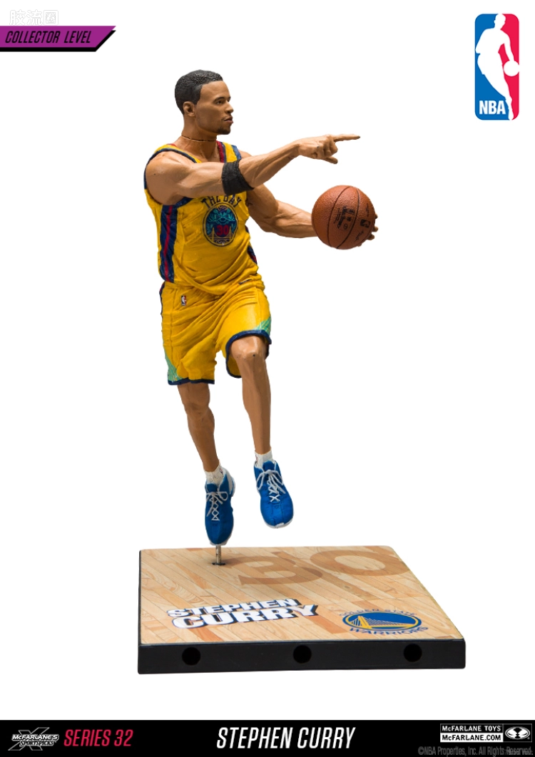 麦克法兰NBA篮球系列玩具 第32代 斯蒂芬·库里(特别版1)