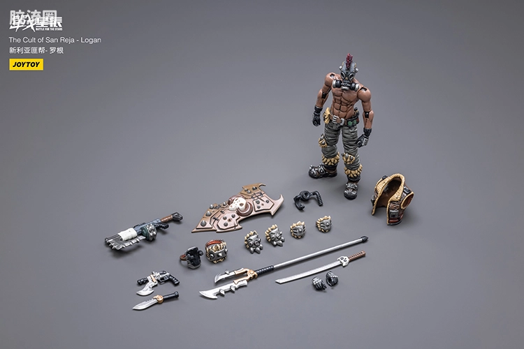 JOYTOY 战星辰系列 1/18兵人 新利亚匪帮-罗根