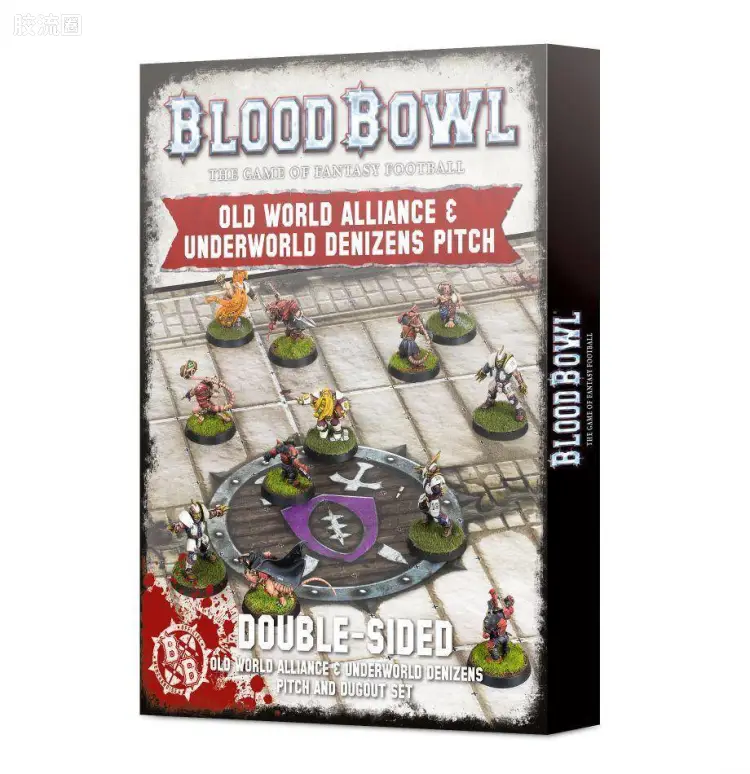血碗橄榄球 Blood Bowl 扩展包 旧世界联盟队与黑暗居民队球场