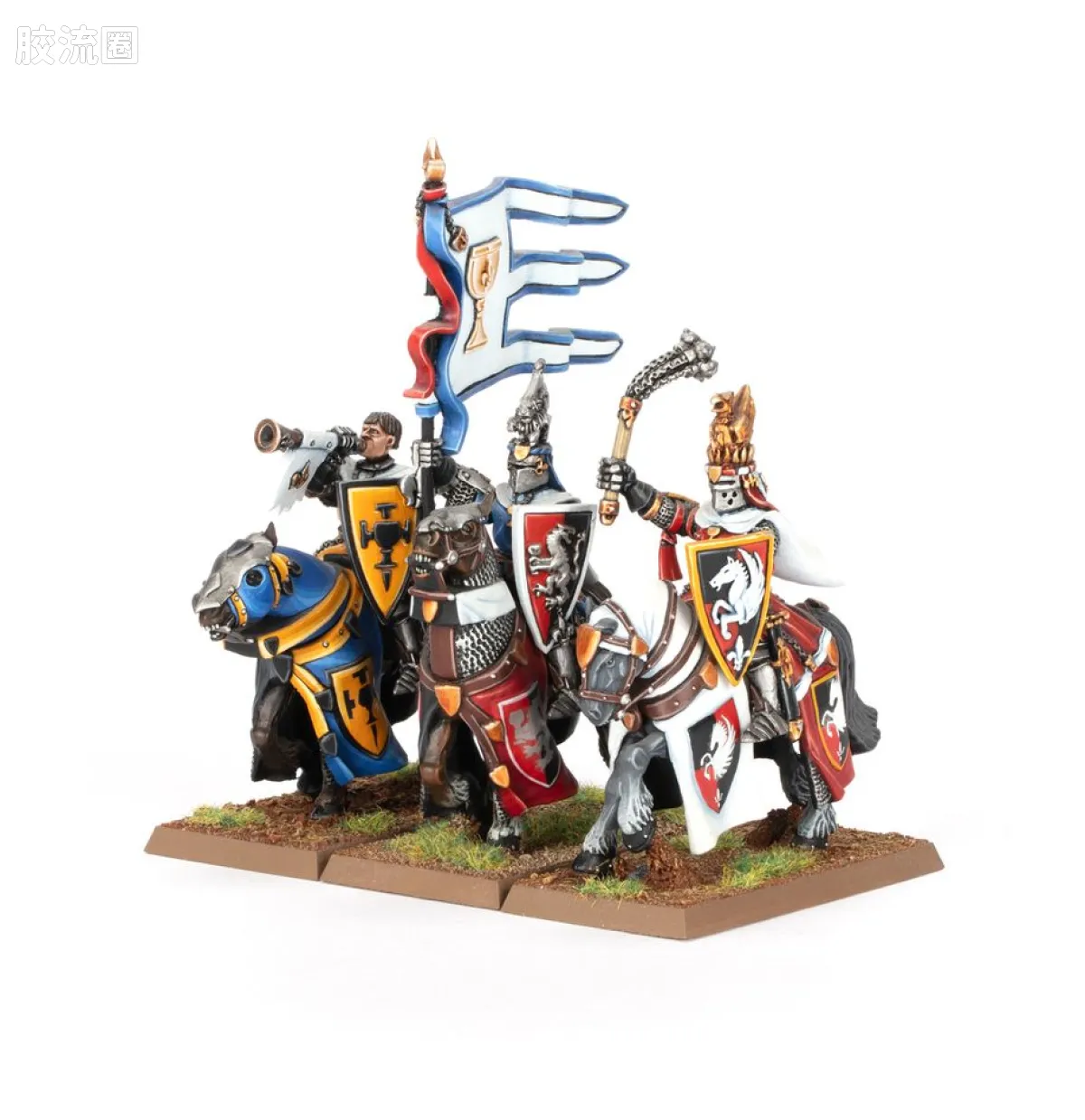 战锤：旧世界 Warhammer: The Old World Kingdom of Bretonnia 巴托尼亚王国 旧版 圣杯骑士指挥组