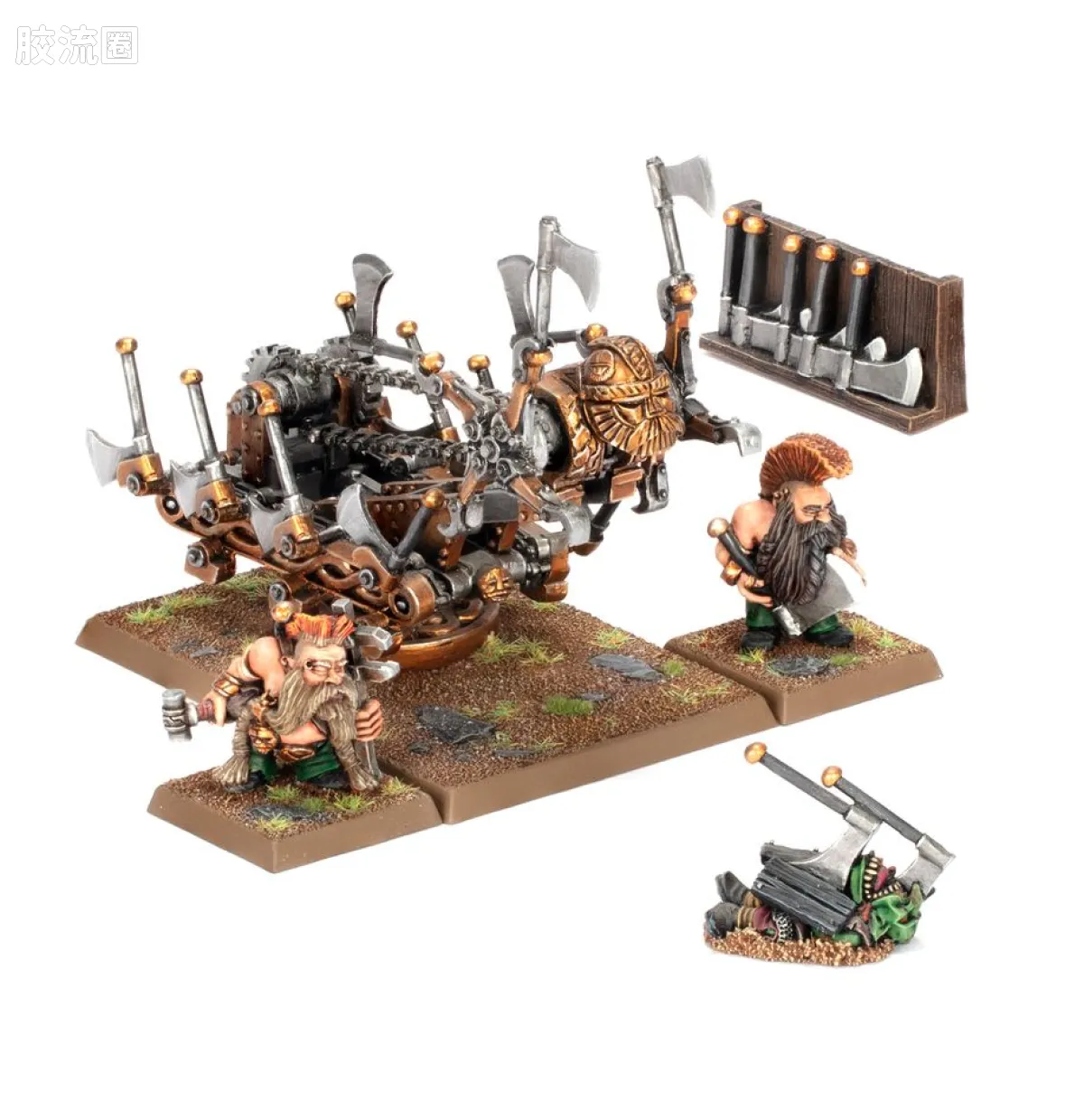 战锤：旧世界 Warhammer: The Old World Dwarfen Mountain Holds 矮人山据点 旧版 地精收割者